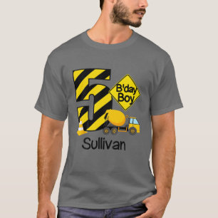 Kinder Bau 5Geburtstag Sullivan Boys 5 Jahre T-Shirt