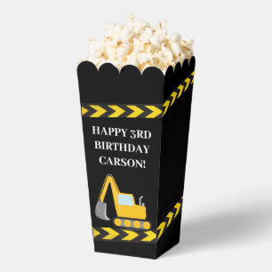 Kinder Bau Geburtstagsfeier Schwarzes Popcorn Geschenkschachtel