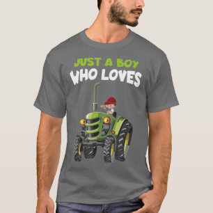 Kinder Bauerntrainer Junge nur ein Junge, der Lieb T-Shirt