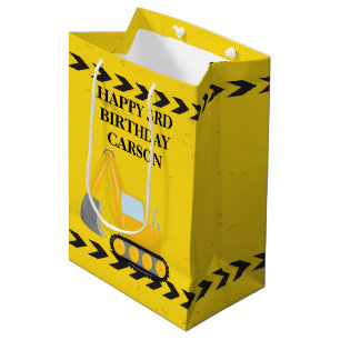 Kinder Baufahrzeug für eigene Jungs Geburtstag Mittlere Geschenktüte