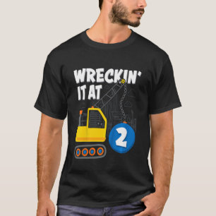 Kinder Baufahrzeug für Jungen zum 2. Geburtstag T-Shirt