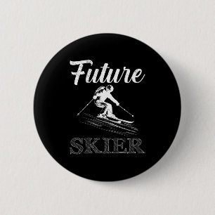 Kinder beim Skifahren, zukünftiger Skifahrer, lust Button