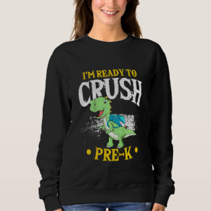 Kinder bereit, den Kindergarten am ersten Tag zu z Sweatshirt
