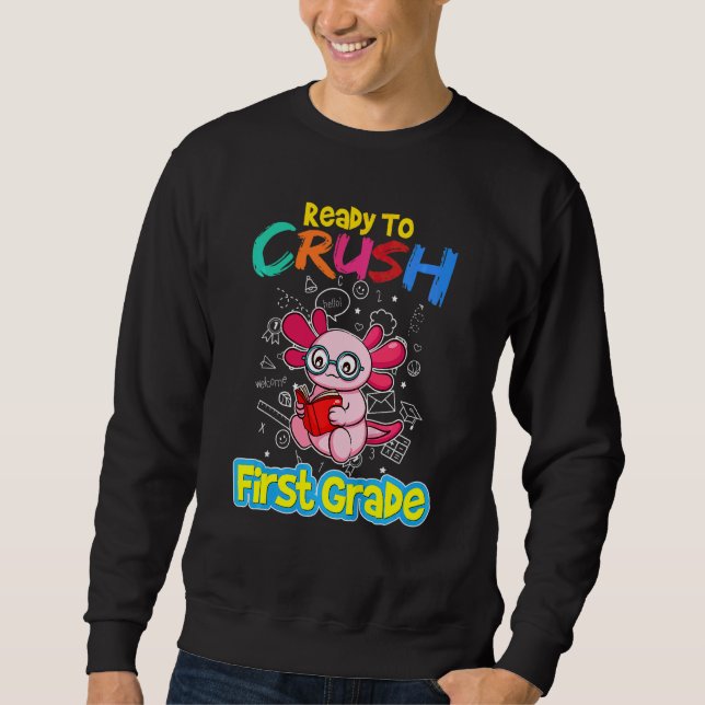 Kinder bereit, den Kindergarten der ersten Klasse  Sweatshirt (Vorderseite)