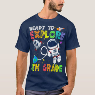 Kinder bereit, den Niedlichen Astronauten der 4. K T-Shirt