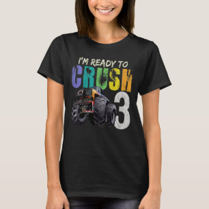 Kinder bereit, Monster zu zerschlagen LKW 3. Gebur T-Shirt