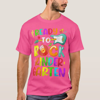 Kinder bereit zum Rock Kindergarten ersten Tag 5th T-Shirt
