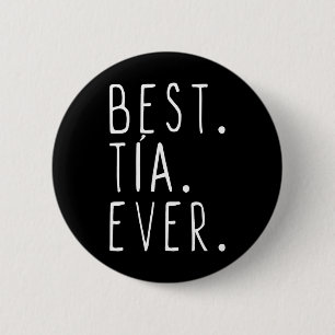 Kinder Beste Tia je Cooles Geschenk 10 Schwarz Button