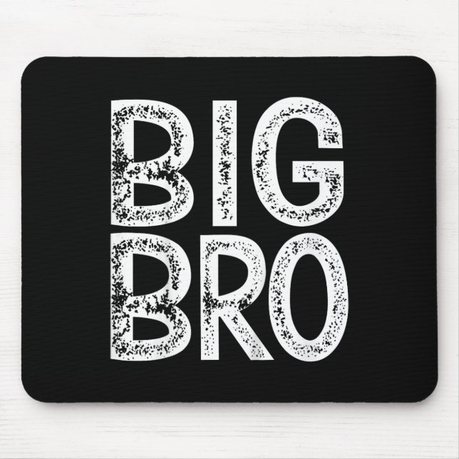 Kinder Big Bro Bruder Geschenke Geburtstag Weihnac Mousepad (Vorne)