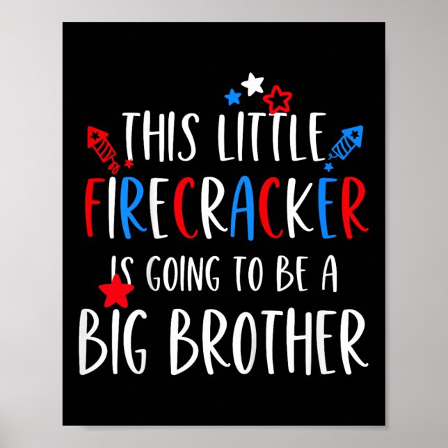 Kinder Big Brother 4. Juli Kleinkind Independe Poster (Vorne)