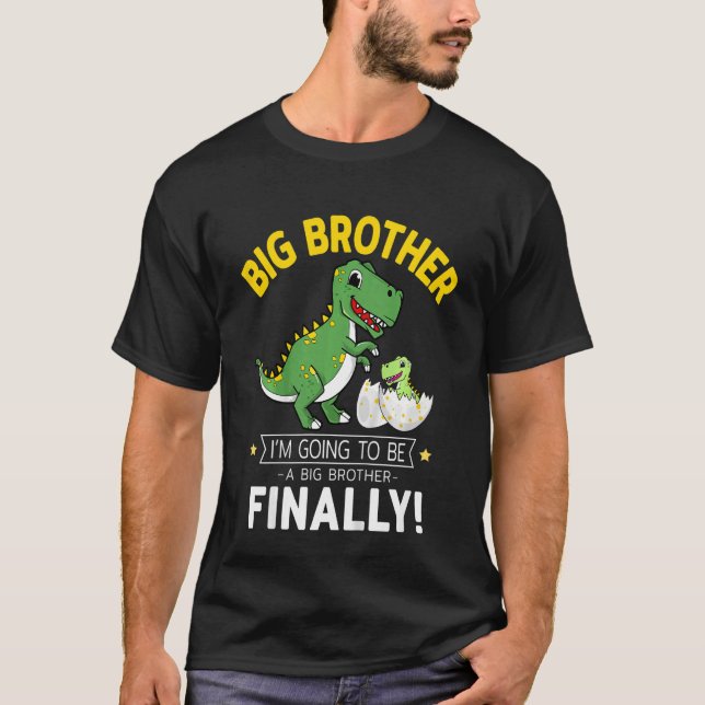 Kinder Big Brother Endlich 2023 werde ich ein Bi T-Shirt (Vorderseite)