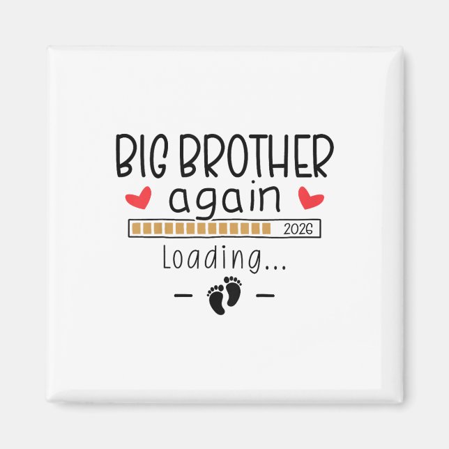 Kinder Big Brother Est 2026 - 3. Baby Pregnan Magnet (Vorne)