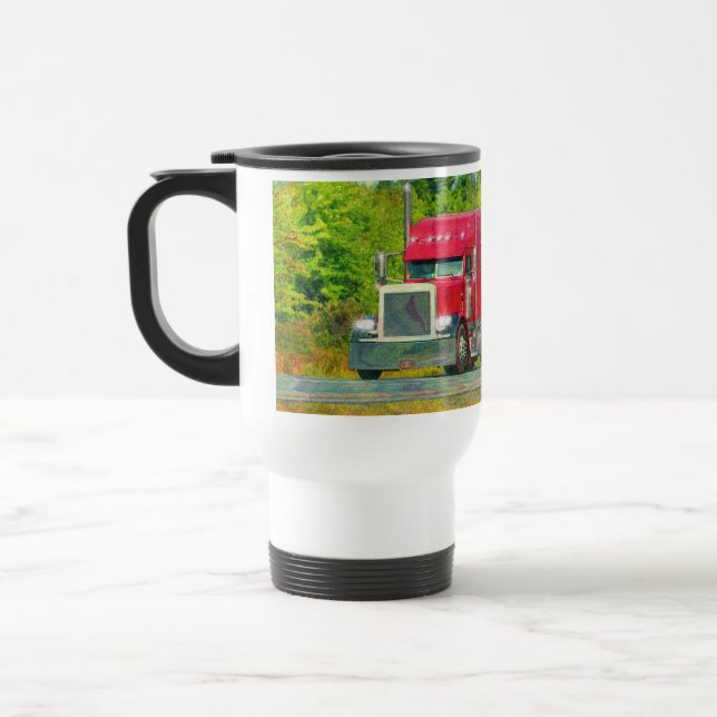 Kinder Big Red Cargo Truck Drinks Tasse (Links)