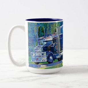 Kinder Big Rig Cargo Truck Trinkwasser Tasse