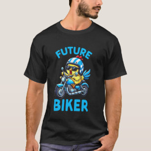 Kinder Biker Motorrad fahren Chicken Jungen T-Shirt