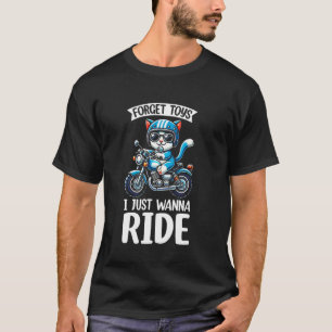 Kinder Biker Motorradfahren Katze Jungen  1 T-Shirt