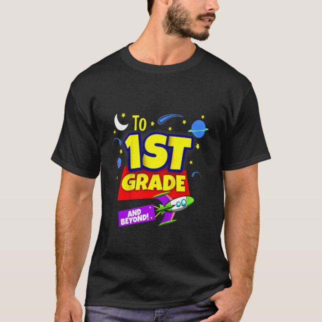 Kinder bis unendlich und jenseits von der Schule z T-Shirt (Vorderseite)