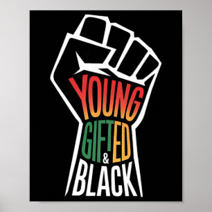 Kinder Black History Month T-Shirt Jungen Jung Beg Poster