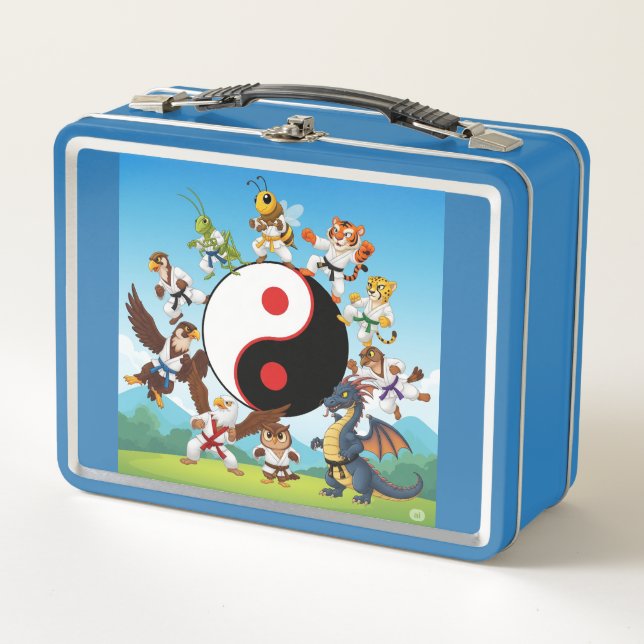 Kinder Blue Lunch Box (Vorderseite)