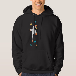 Kinder boulden Kletterwand Klettersteig Hoodie