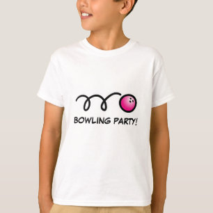Kinder Bowling-Party-Shirts T-Shirt