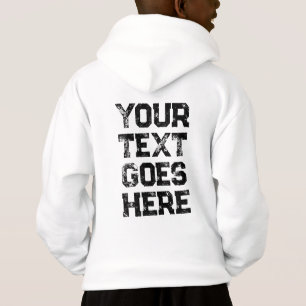 Kinder Boys Moderne Rückseite Drucken benutzerdefi Hoodie