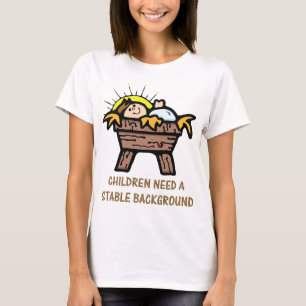Kinder brauchen stabilen Hintergrund T-Shirt