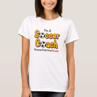 "Kinder brauchen Ziele" Fußball-Coach Frauen Shirt