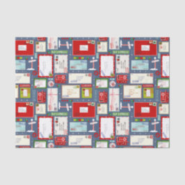 Kinder Briefe an Weihnachten Seidenpapier