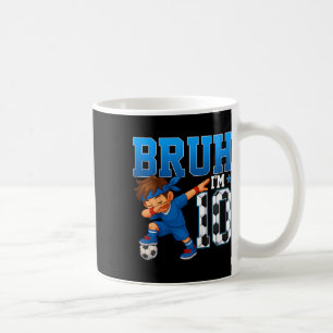 Kinder Bruh ich bin 10 Fußball 10. Geburtstagsfeie Kaffeetasse
