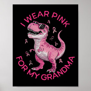 Kinder Brustkrebs-Bewusstsein trage ich rosa für m Poster