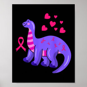 Kinder Brustkrebs Shirt Kleinkind Pink Ri Poster