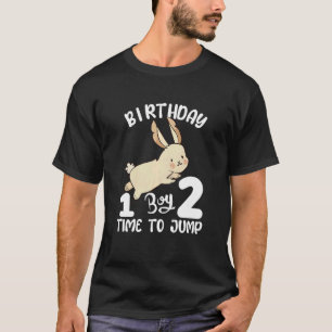 Kinder Bunny Time zu springen 2. Geburtstag Junge T-Shirt