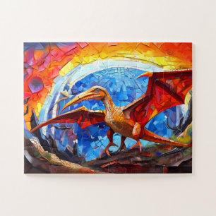Kinder bunt Dinosaurier Puzzle