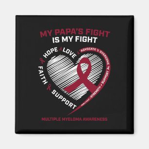 Kinder Burgundy Blutkrebs Papa Multiples Myelom A Magnet