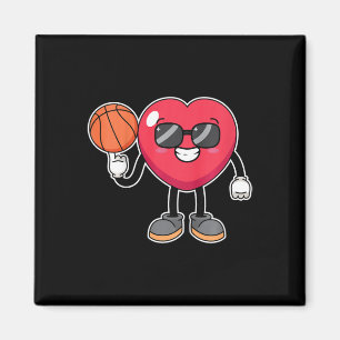 Kinder Bysketbyll Player Herzlich Valentinstag Nie Magnet