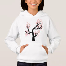 Kinder Cherry Blossom Tree Pullover Hoodie