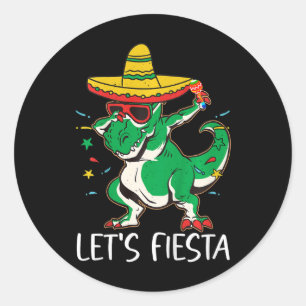 Kinder Cinco de Mayo Party für mexikanischer Klein Runder Aufkleber