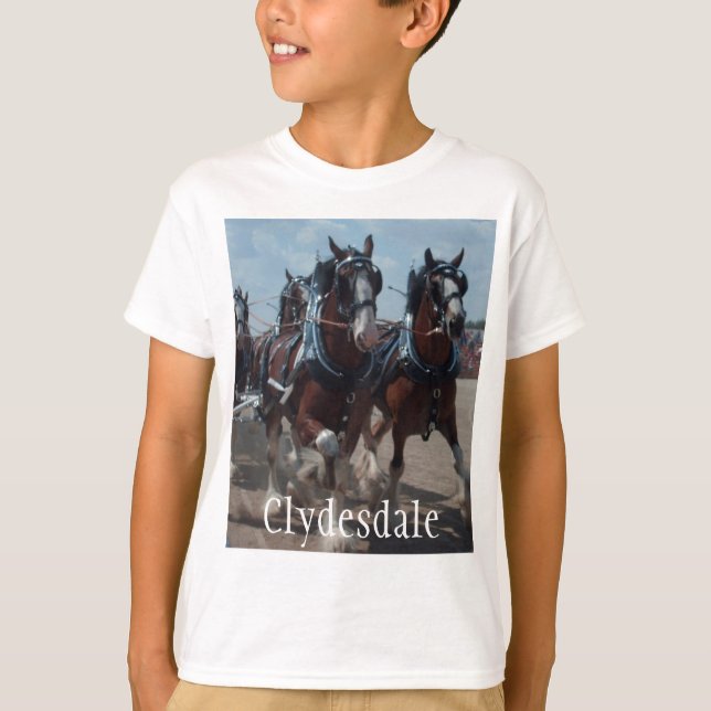 Kinder Clydesdale T - Shirt (Vorderseite)