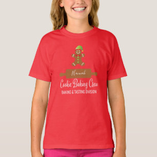 Kinder-Cookie-Back-Crew Weihnachtsmann-Weihnachten T-Shirt
