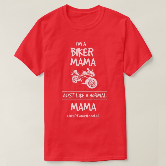 Kinder Coole Motorradmaus T-Shirt (Design vorne)