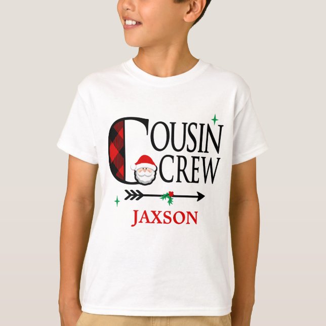Kinder Cousin Shirt Cousin Crew Santa Maria Assunt (Vorderseite)