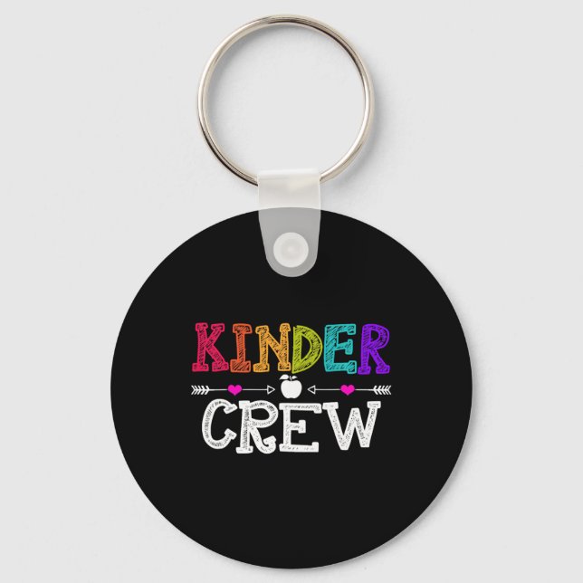 Kinder Crew Ck To School Kindergarten Teacher Stud Schlüsselanhänger (Vorderseite)