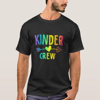 Kinder Crew Kindergarten Level Team Lehrer Zurück  T-Shirt