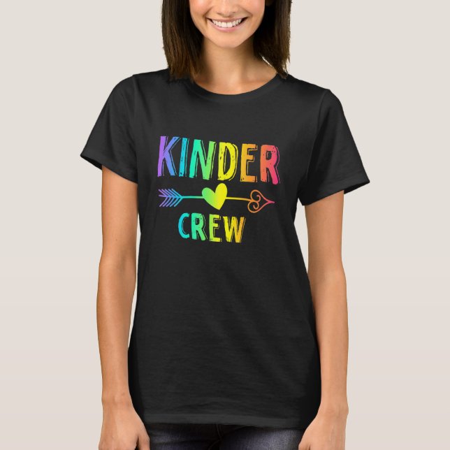 Kinder-Crew KIndergarten-Teamlehrer zurück T T-Shirt (Vorderseite)