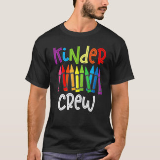 Kinder Crew Kindergartenlehrer 1. Schultag T-Shirt