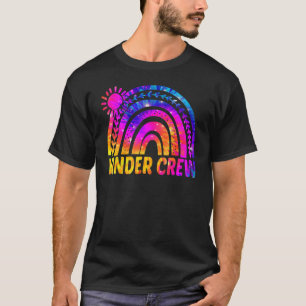 Kinder-Crew Niedliche Kindergärtnerin Tie Dye Rück T-Shirt