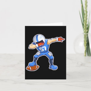Kinder Dabbing Football Dab Dance Funny Boys Gesch Karte