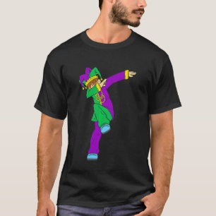 Kinder Dabbing Jester Mardi Gras Karneval Parade M T-Shirt