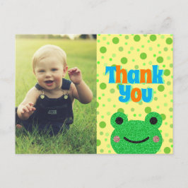 Kinder Danke, Frosch Postkarte